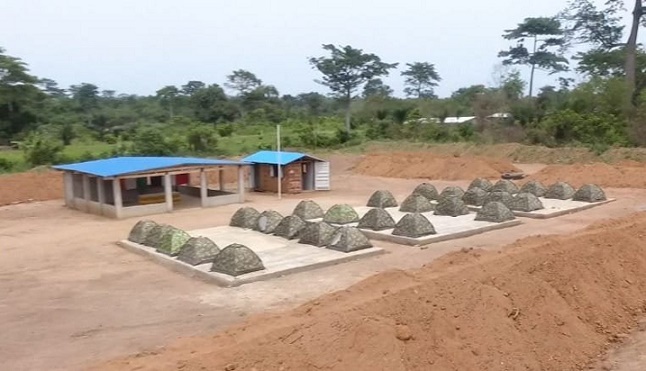 POLYCOPIÉ - Ce centre pourra accueillir des troupes en pré-déploiement ou en simple aguerrissement. Foto: Gouvernement ivoirien/Photo de presse/dpa