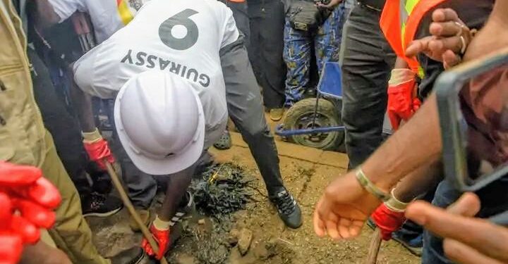 Conakry : Lancement des travaux d&rsquo;assainissement dans les communes de Dixinn et Matam