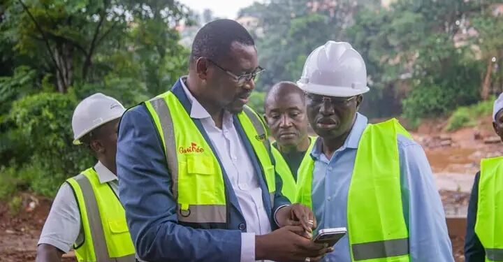 Guinée : Supervision de chantiers par le Ministre des Infrastructures