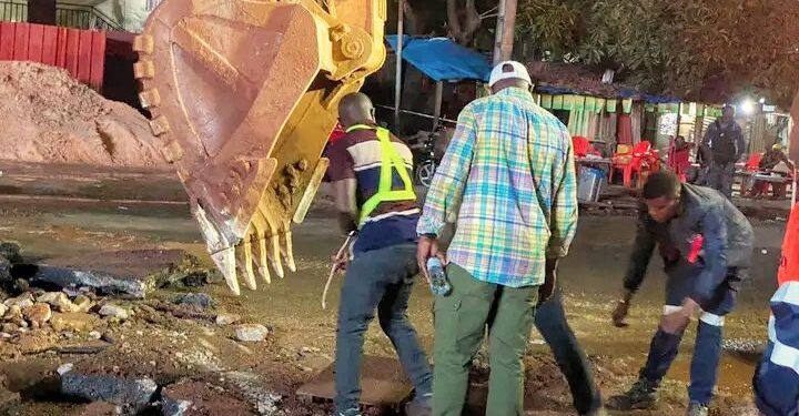 Conakry : Démarrage des travaux de canalisation, d’aménagement et de bitumage à Kipé