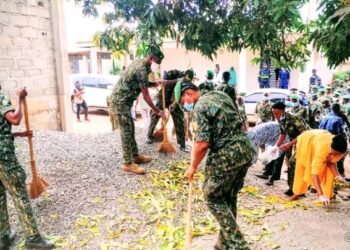 Guinée / Faranah : Les forces de défense et de sécurité mobilisées pour assainir l’hôpital régional
