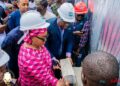 Conakry : Le Ministre FASSOU THÉA lance les travaux de rénovation du centre frigorifique du marché à poissons de Kénien