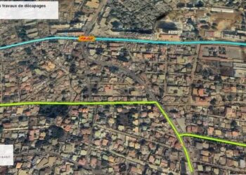 Conakry : Fermeture nocturne du carrefour Centre Émetteur pour travaux d’aménagement