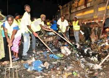 Conakry se mobilise : Opération d’assainissement et de sensibilisation à la Tannerie
