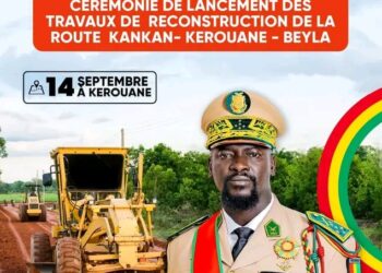 Guinée : Lancement officiel des travaux de la route Kankan – Kérouané – Beyla