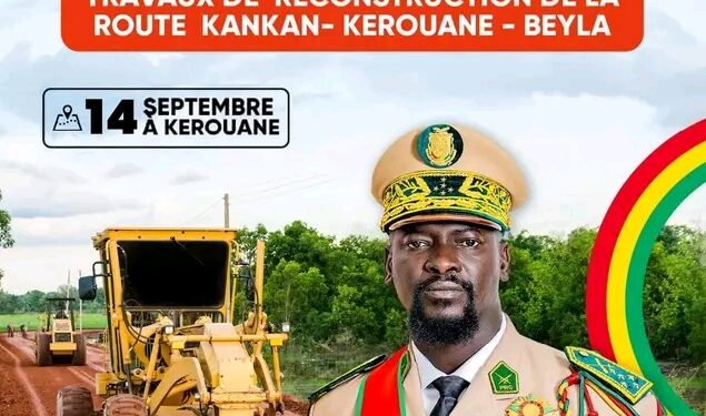 Guinée : Lancement officiel des travaux de la route Kankan – Kérouané – Beyla