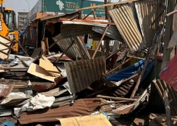 Conakry : Grande opération de déguerpissement sur l’axe Nongo–Tannerie