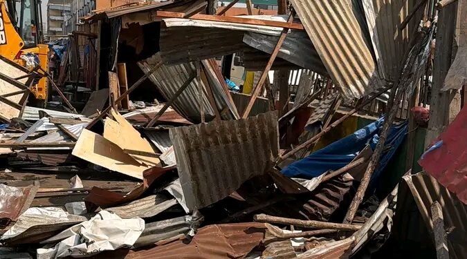 Conakry : Grande opération de déguerpissement sur l’axe Nongo–Tannerie