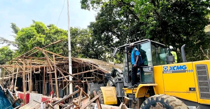 Conakry / Matoto : Poursuite des opérations de déguerpissement par la Police nationale