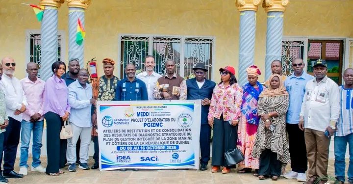 🇬🇳Ministère de l’Environnement : Restitution du diagnostic stratégique de la zone marine et côtière