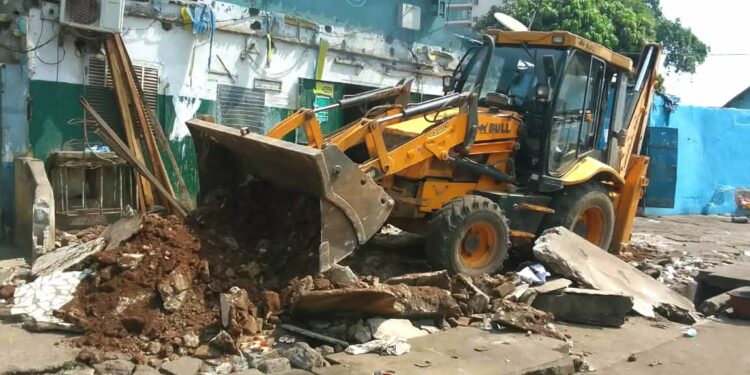 Kaloum : Opération de déguerpissement aux abords du Port autonome de Conakry