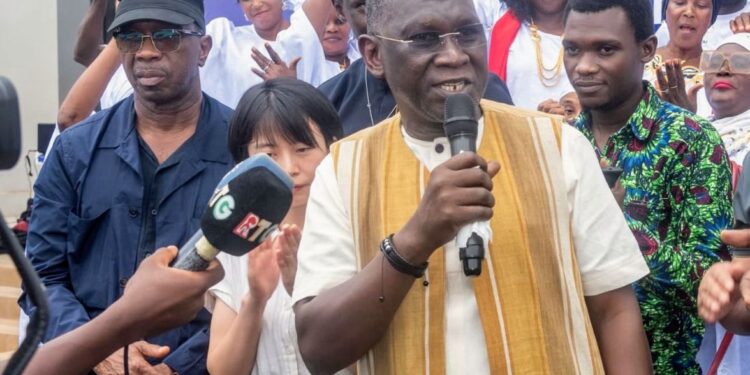 Ahmed Kanté accompagne la mobilisation citoyenne à Wonkifong en faveur de la Transition