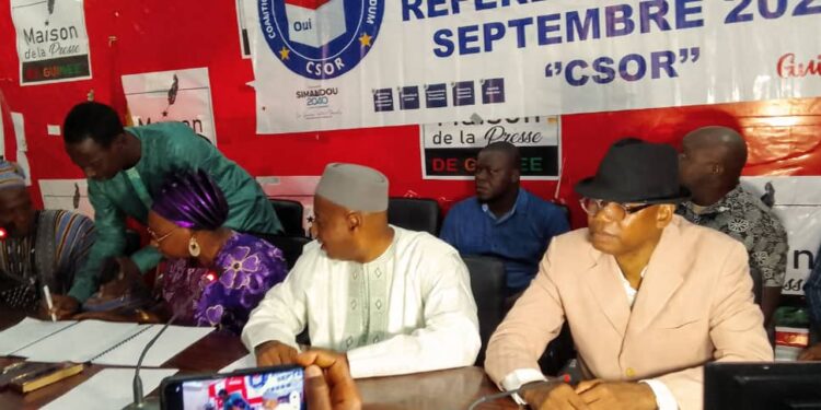 Guinée : La CSOR appelle les citoyens à voter « OUI » au référendum du 21 septembre 2025