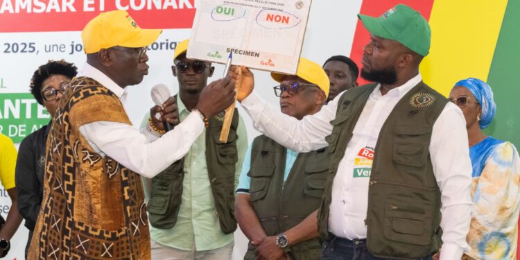 Référendum du 21 septembre : « Je pense que mon rêve trouve son expression dans certains articles de cette nouvelle constitution », dixit Ahmed Kanté à Mamou