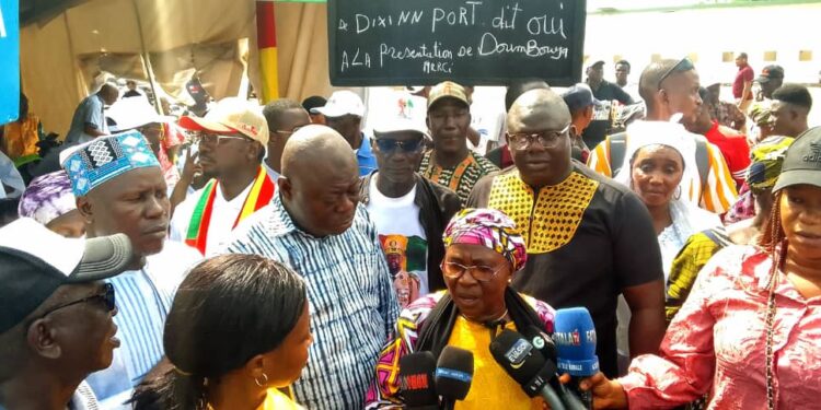 Guinée – Dixinn : Mobilisation citoyenne pour la candidature du Général Mamadi Doumbouya à la présidentielle de 2025