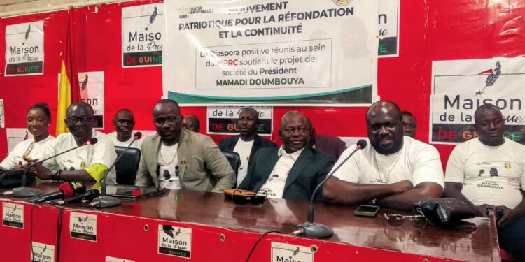 Guinée : La Diaspora positive affiche son soutien au président Mamadi Doumbouya