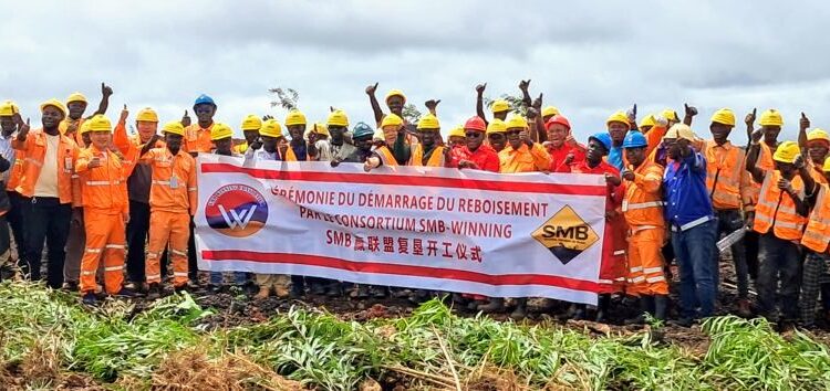 Guinée : Le Consortium SMB-Winning met en terre 10.000 plants pour réhabiliter 400 hectares sur la mine de Dabiss