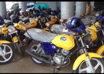 Office Guinéen de Publicité : Remise de 25 motos aux agents de terrain