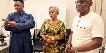 Ramadan : Le couple Bangoura rend une visite de courtoisie à Ahmed Kanté