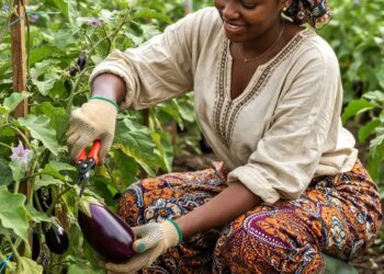 🇬🇳Cultures maraîchères : L’aubergine, un pilier agricole en Guinée