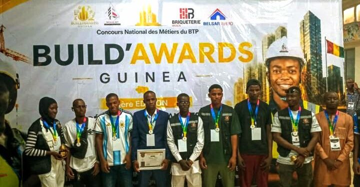 🇬🇳Concours national des métiers du BTP : La structure BUILD’Awards Guinée célèbre ses bâtisseurs de demain